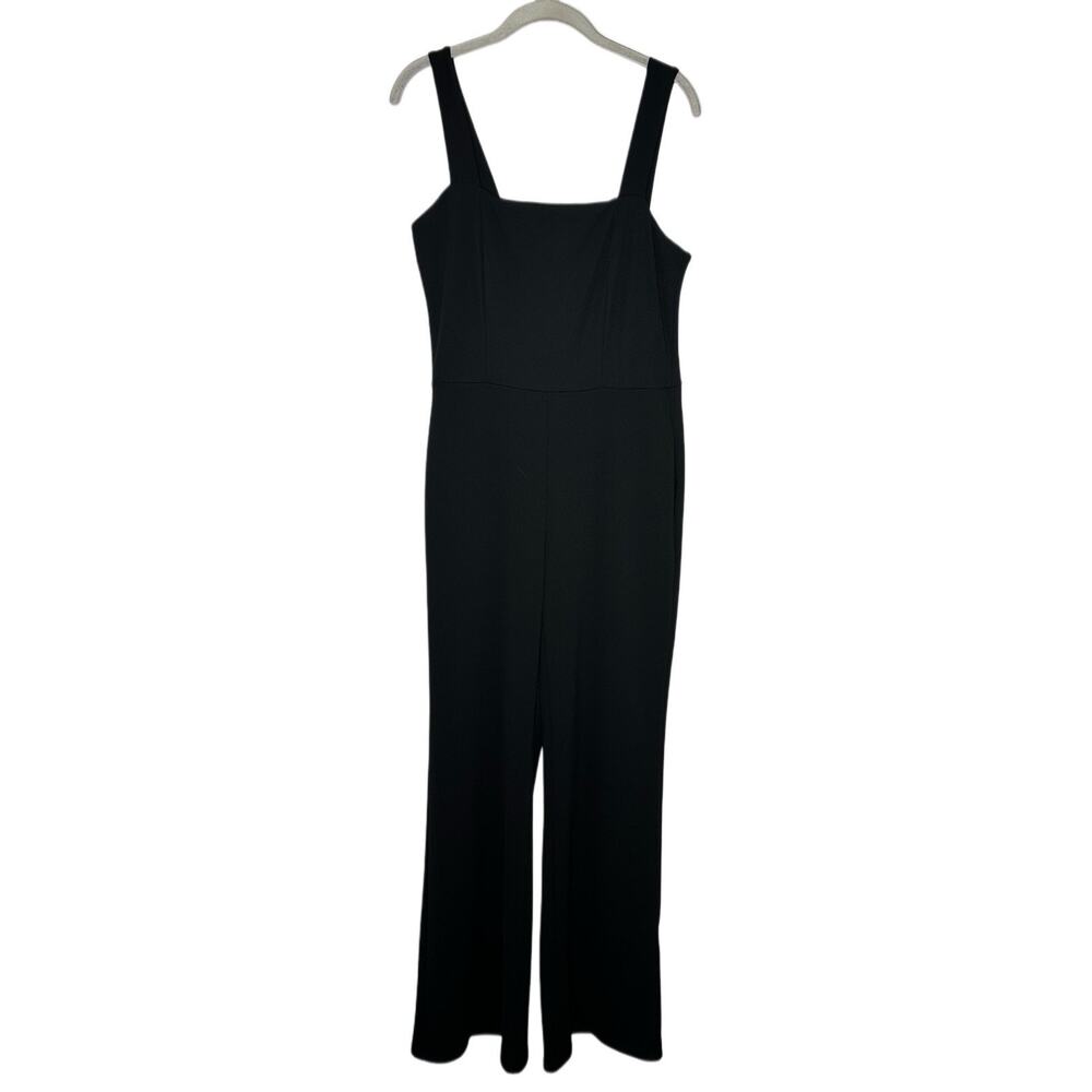 Sage The Label Womens Black Icon Square Neck Sleeveless Jumpsuit Size L NWT - Picture 1 of 10